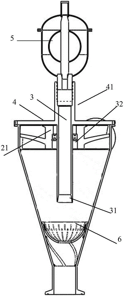 Combined type online oil liquid bubble removal device