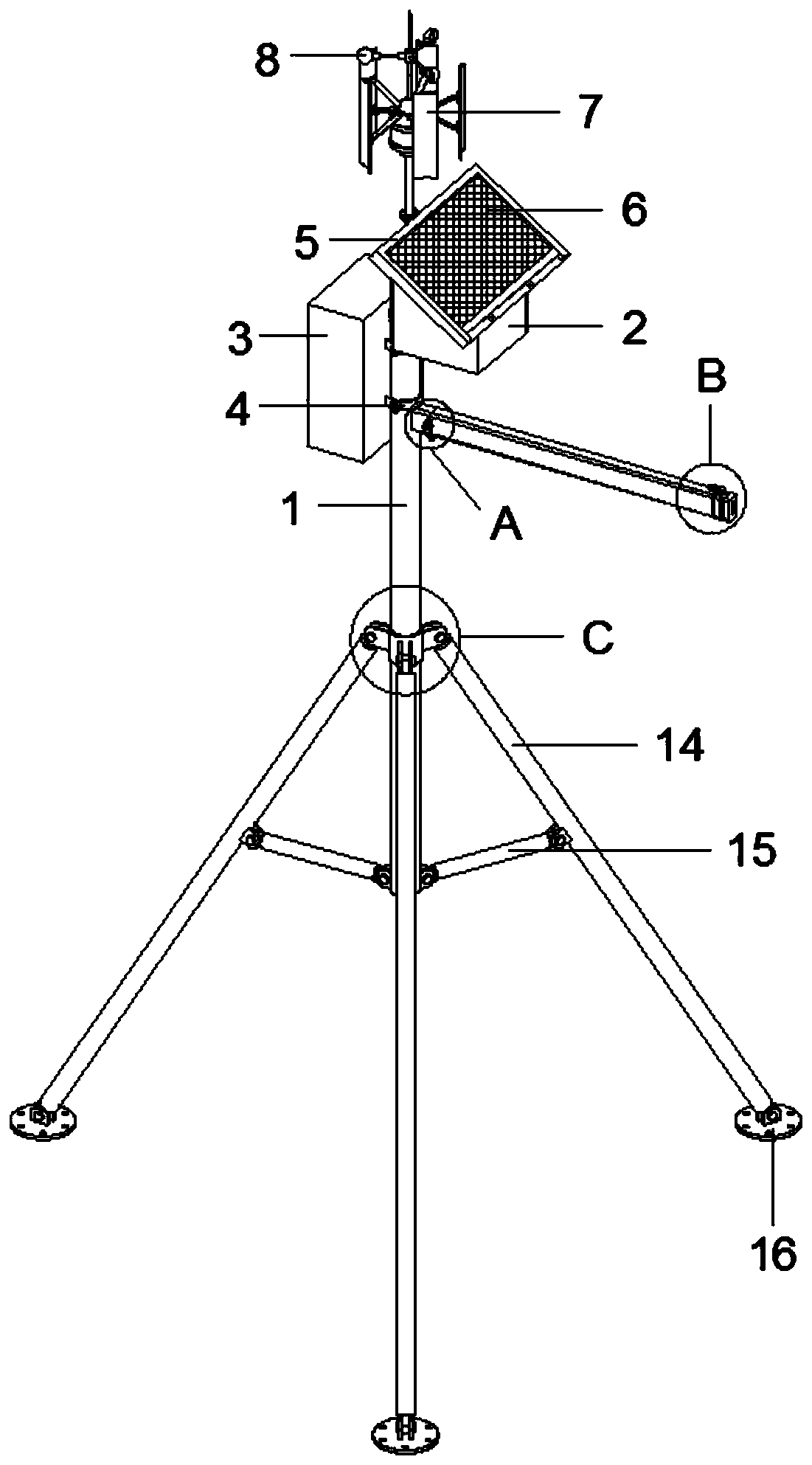 Water level wireless telemetering flow monitoring terminal