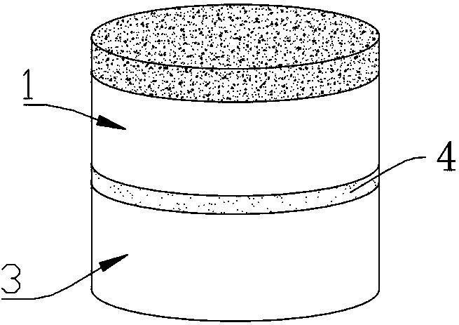 A connection method between pdc and cemented carbide