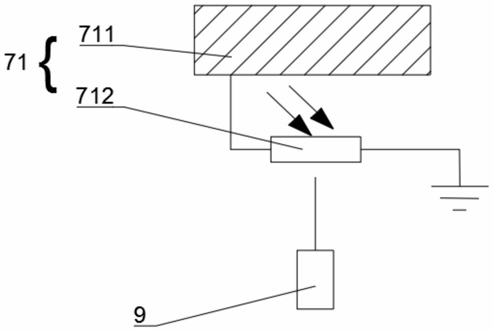 Preparation device of multilayer microstructure fiber based on near-field electrospinning direct writing