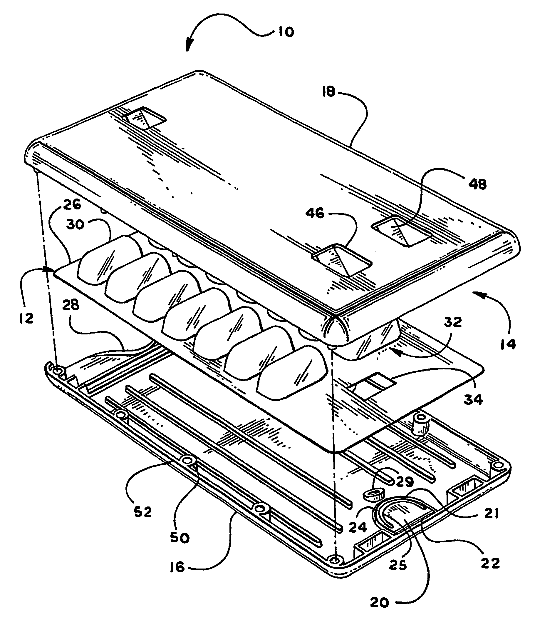 Unit dose locking container