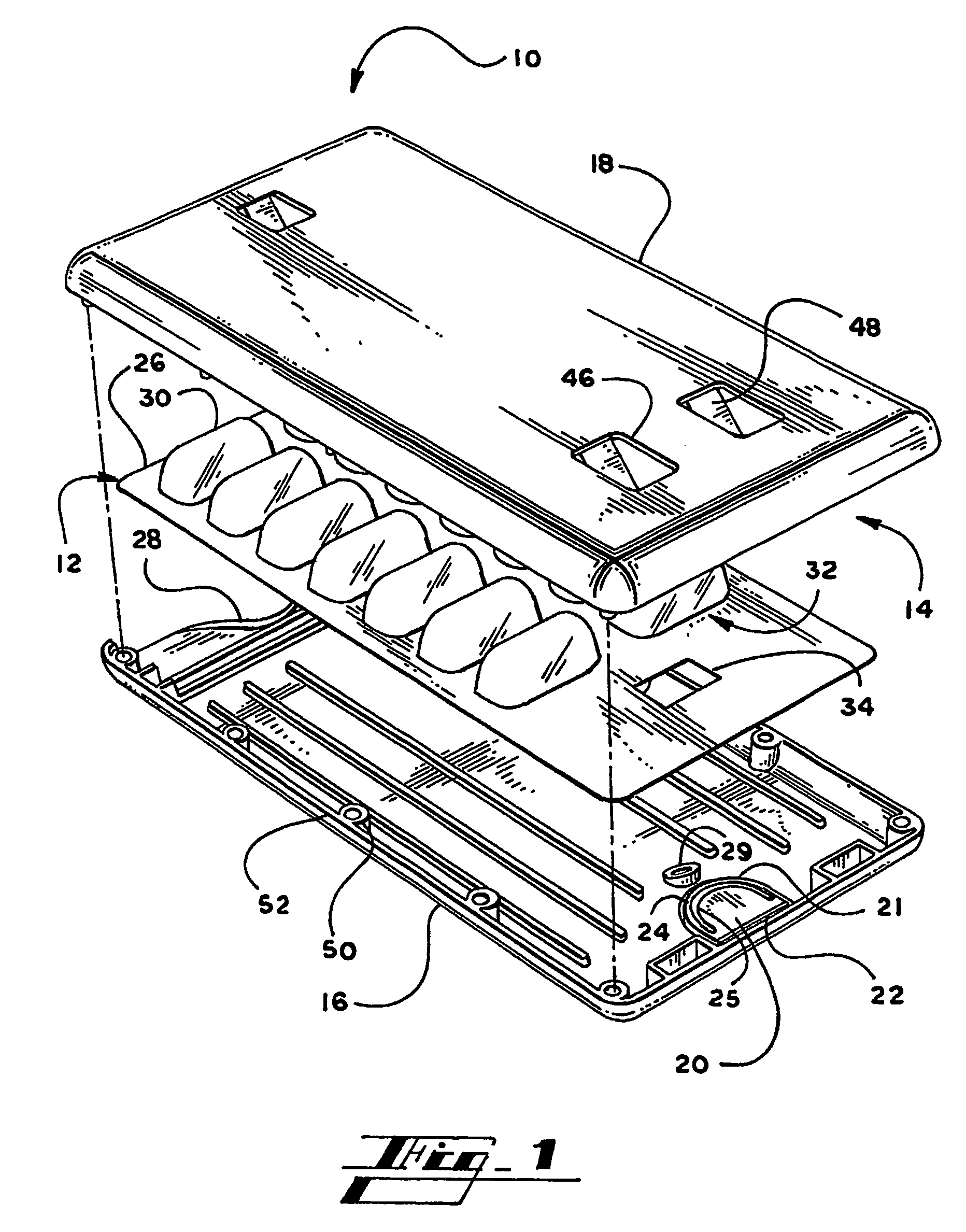 Unit dose locking container