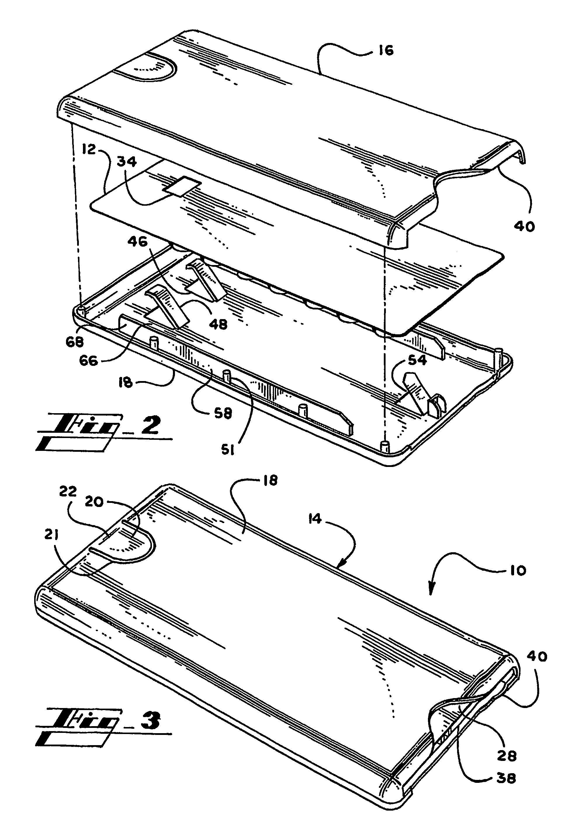 Unit dose locking container