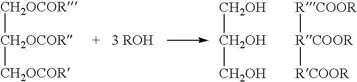 Environmentally benign anti-icing or deicing fluids employing triglyceride processing by-products