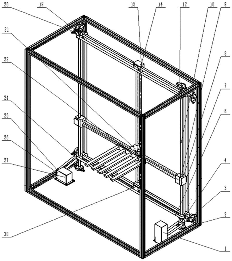 Multifunctional shoe storing and taking device based on comb type transportation