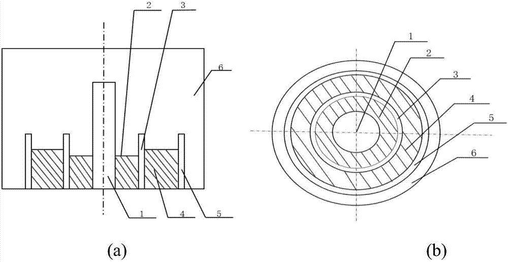 Magnetic aggregation pulse eddy current coil detecting sensor