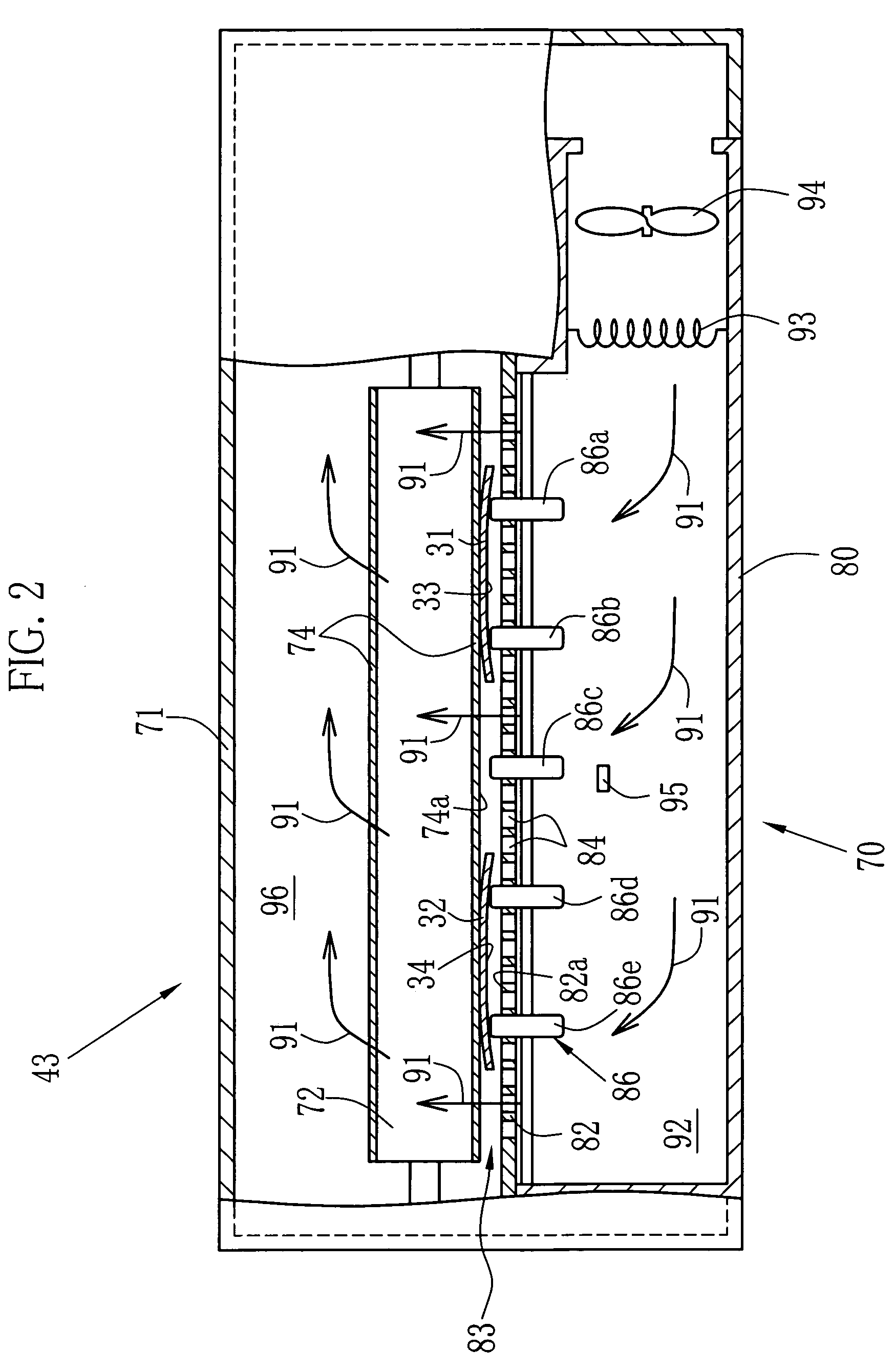 Dryer for a recording medium