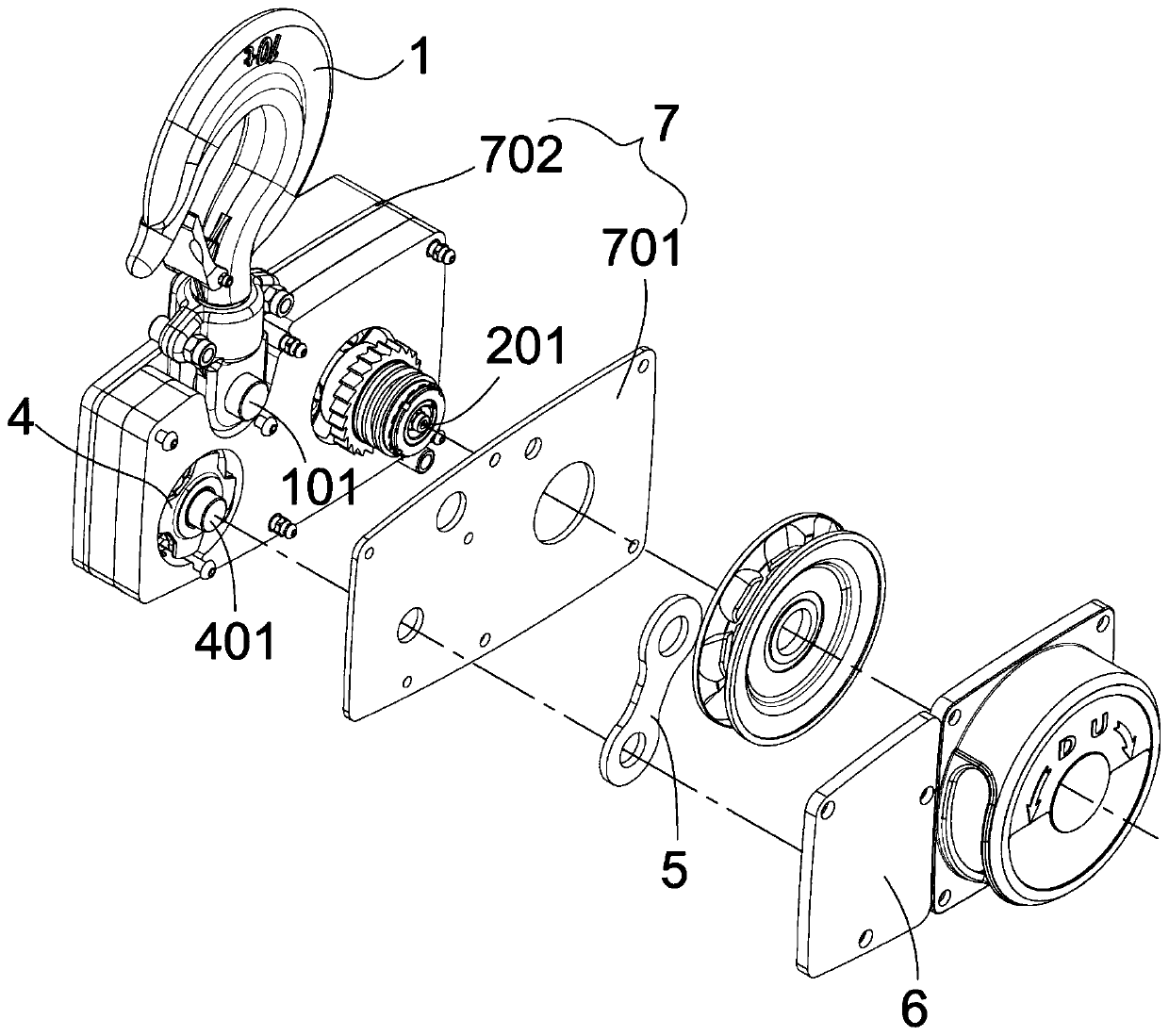 A multi-row chain chain hoist