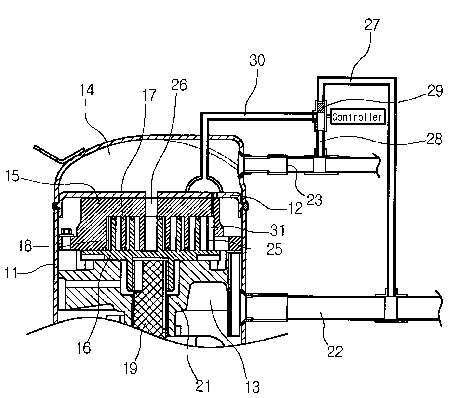 Variable capacity scroll compressor