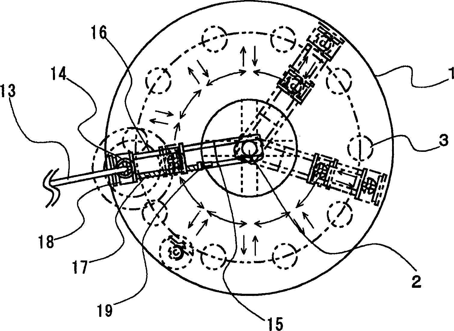 Device for automatically washing inner of pot