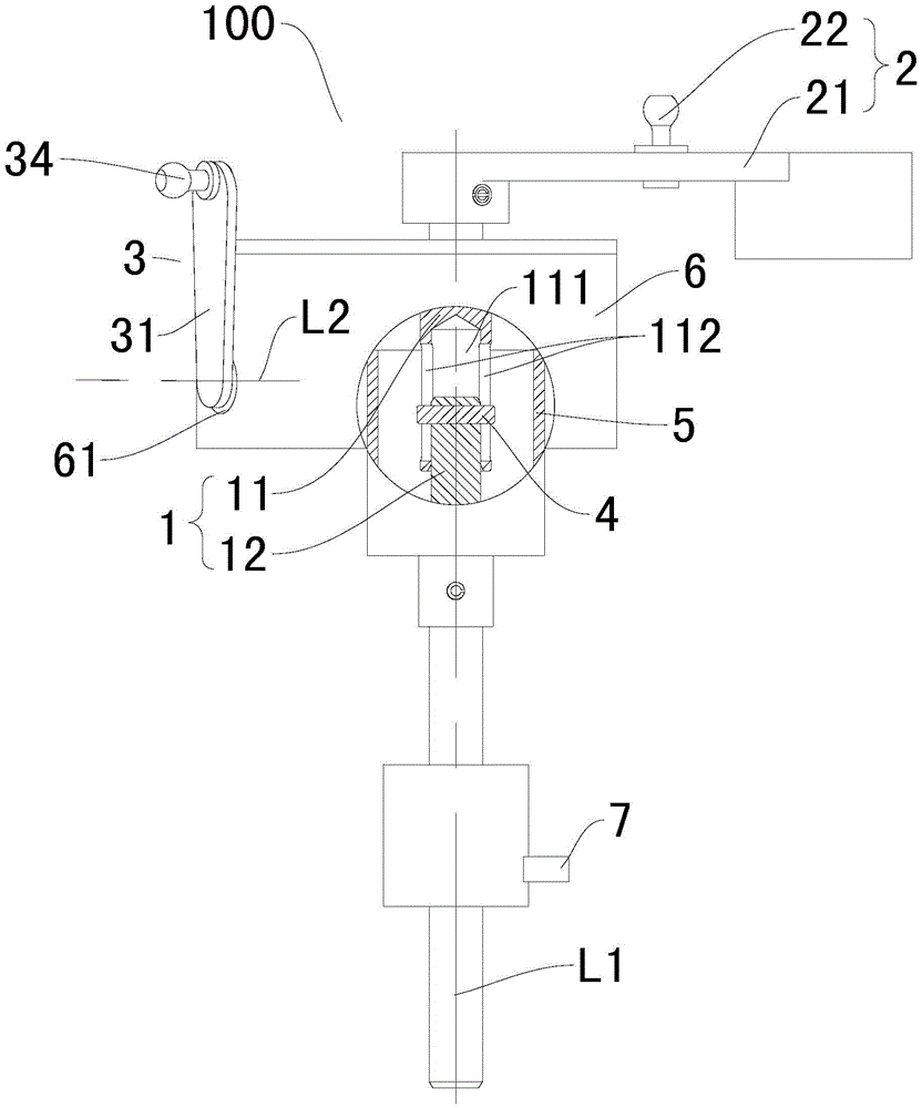 Gear selection shift assembly and vehicle with same