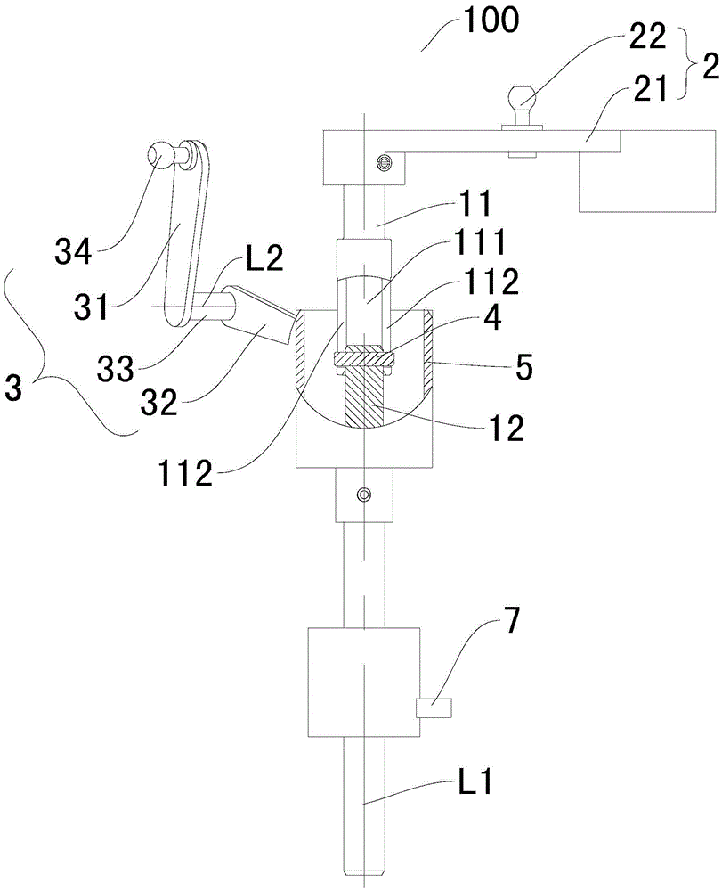 Gear selection shift assembly and vehicle with same