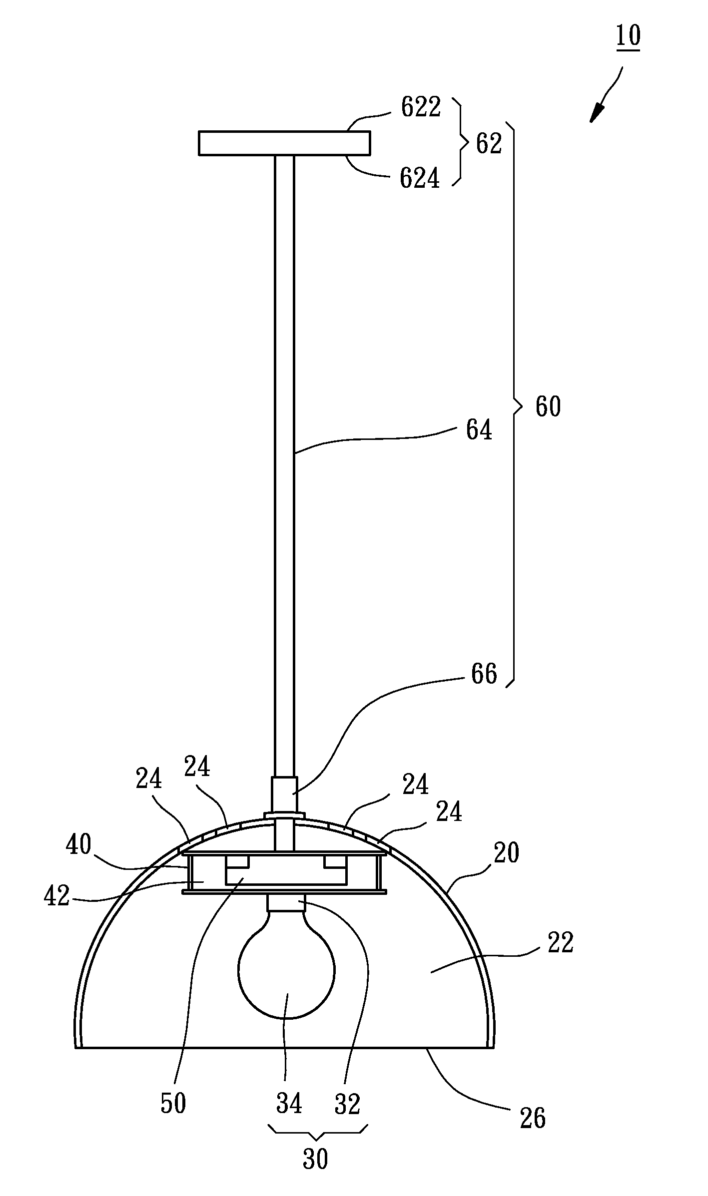 Illuminating and air-conditioning assembly