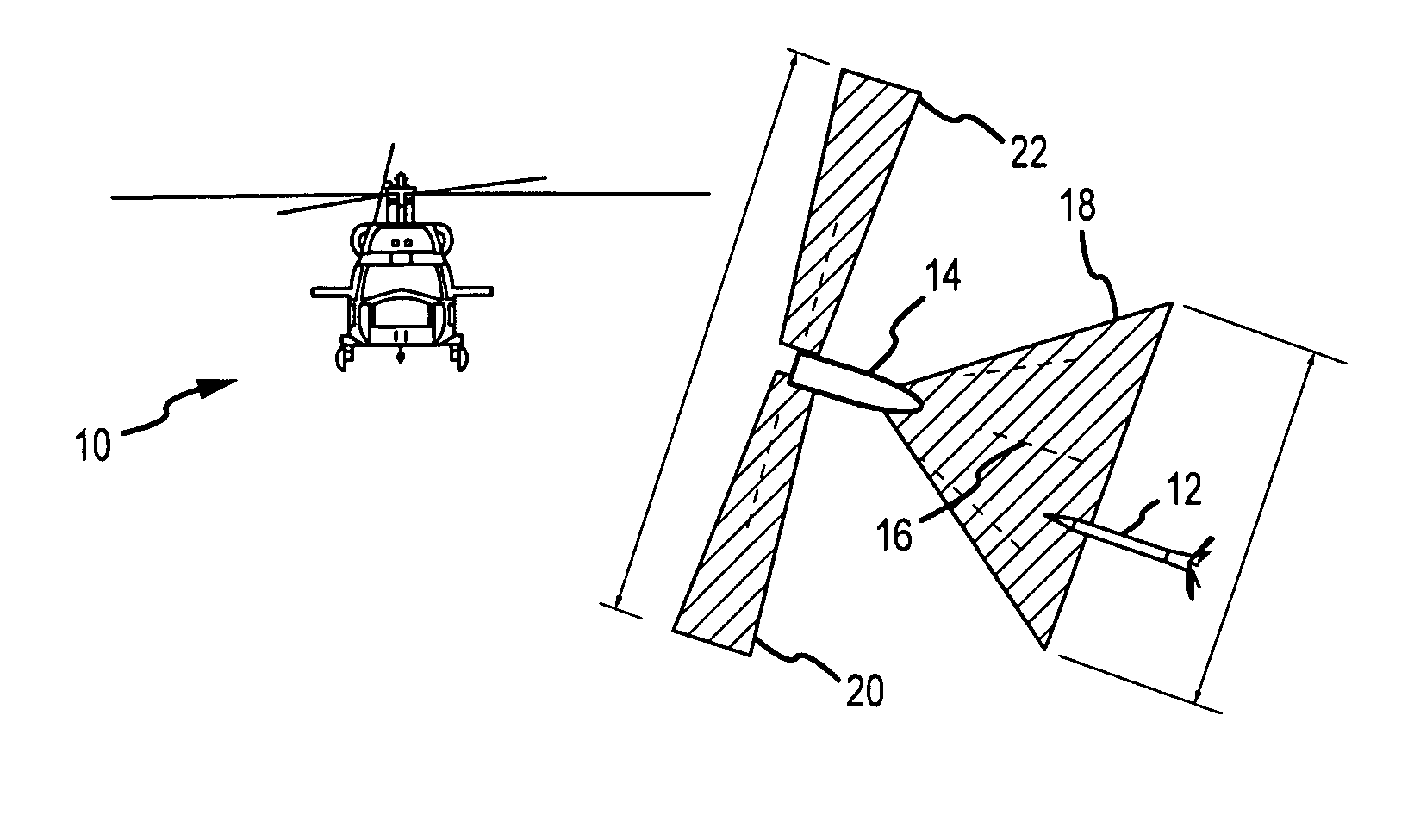 Dual-mass forward and side firing fragmentation warhead