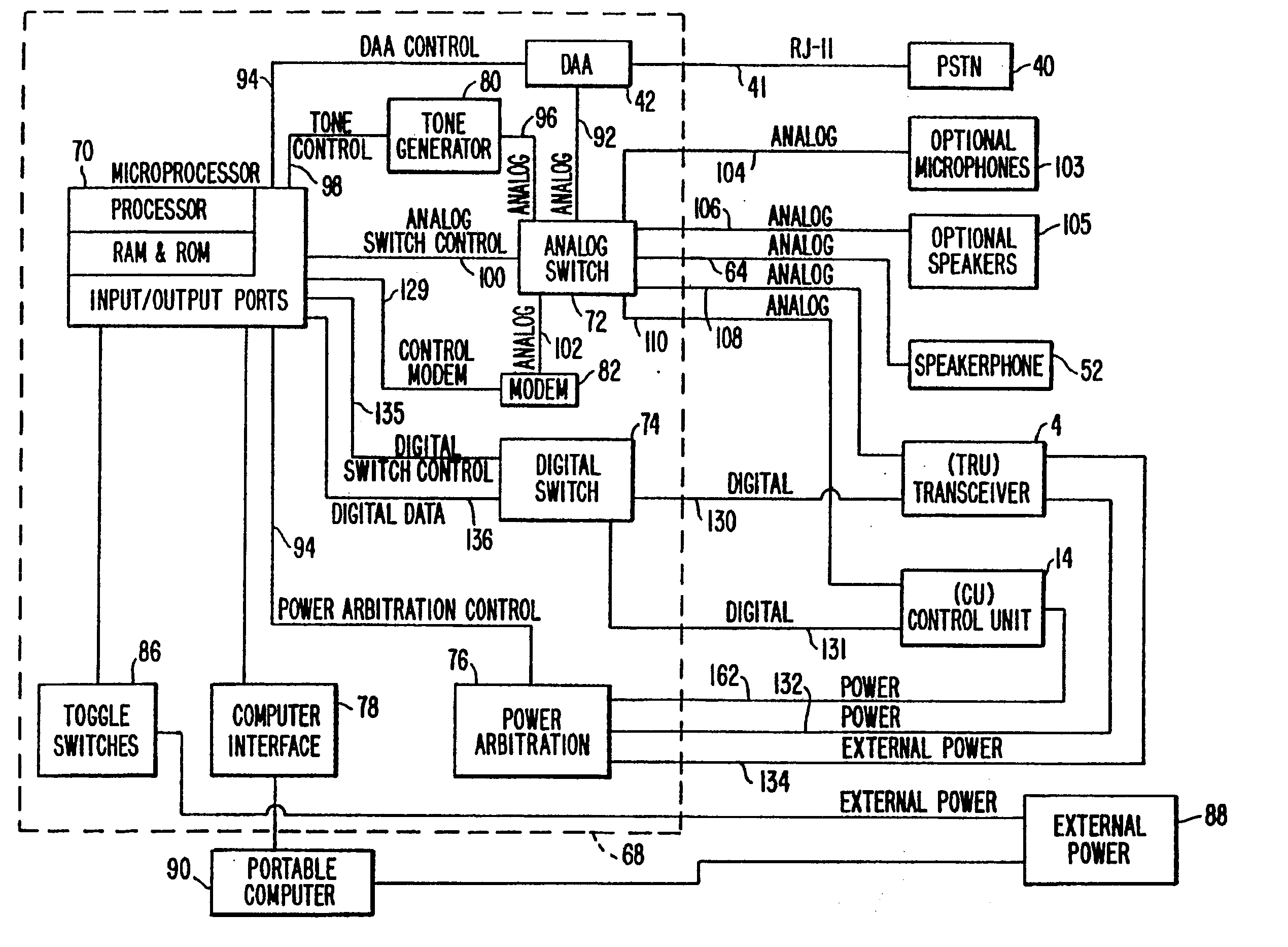 Portable hybrid communication system and methods