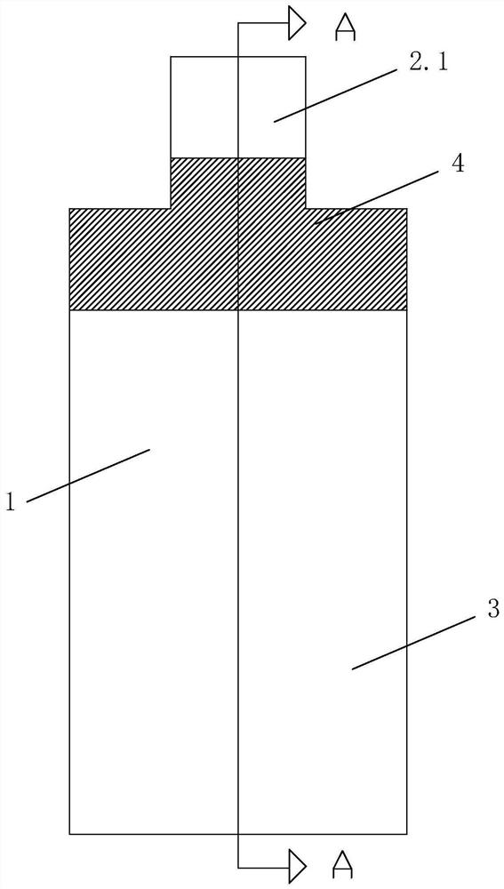 Pole piece with uniform thickness of tab ceramic coating and preparation method thereof