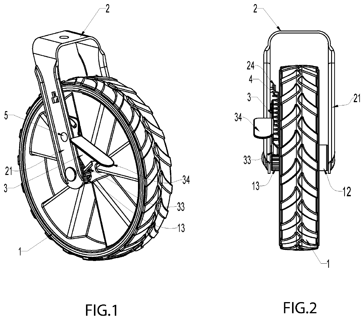 Braking caster