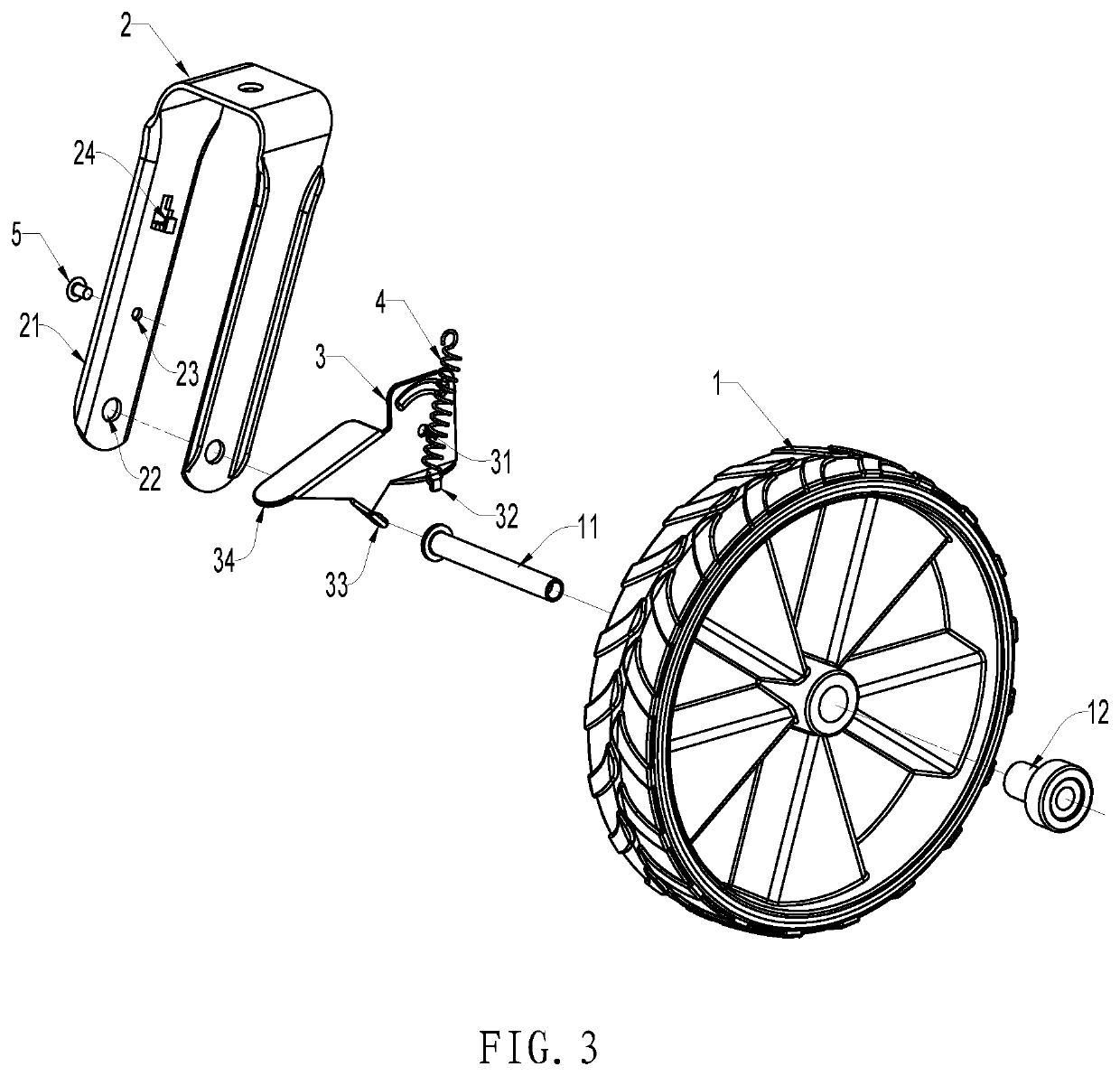 Braking caster