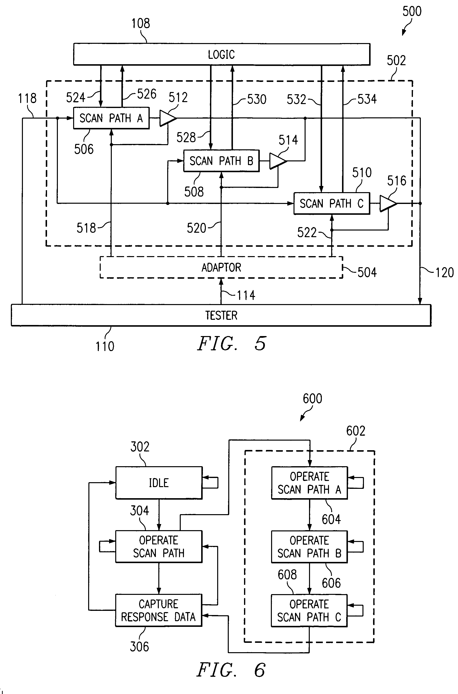 Adapting scan architectures for low power operation