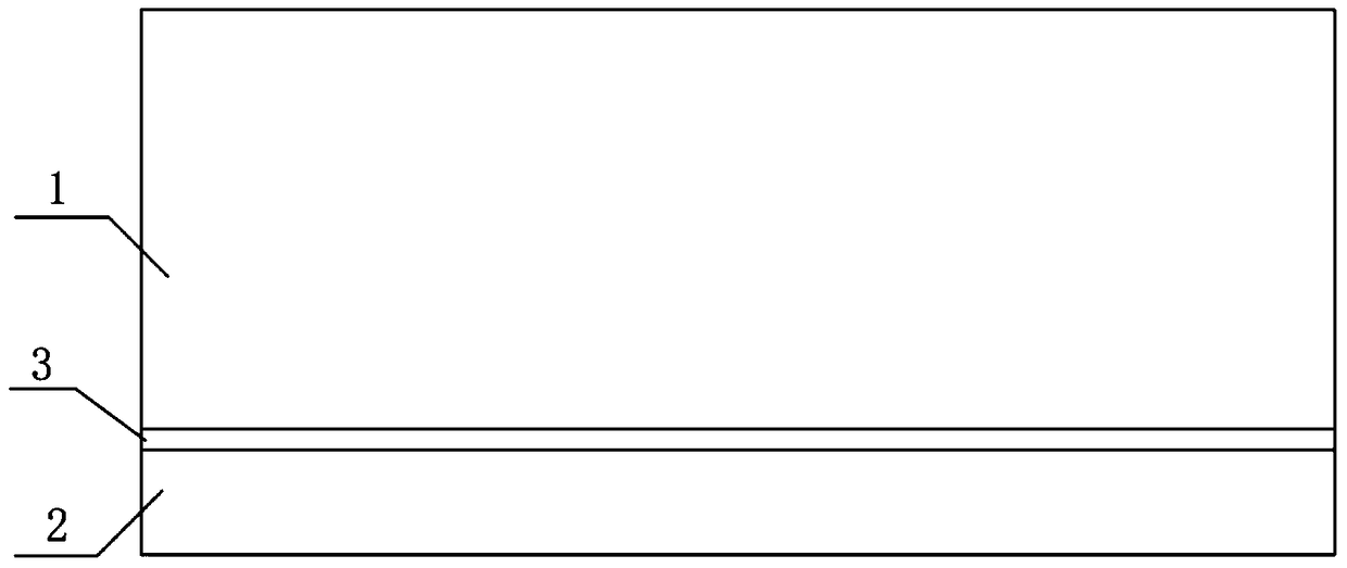 Composite metal material, its preparation method and metal material product