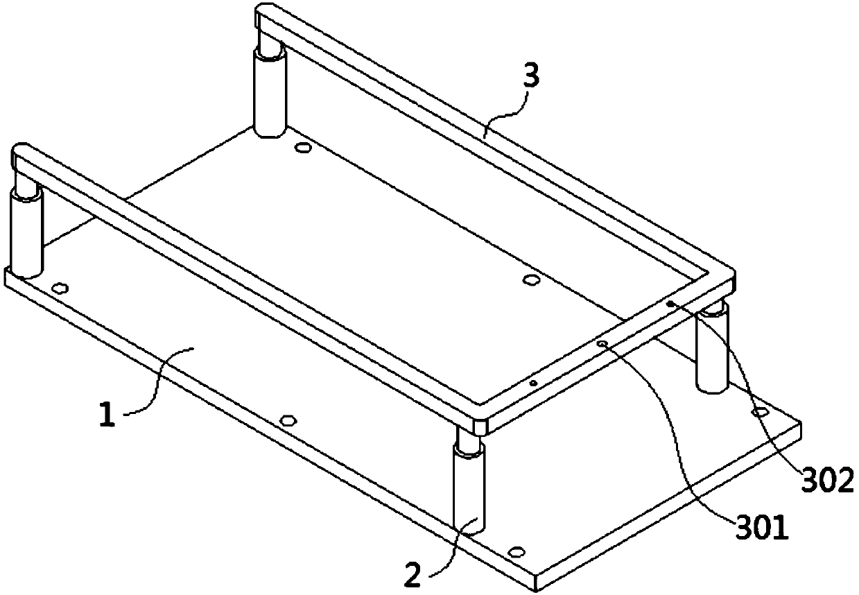 Fixing device for veterinary treatment injection