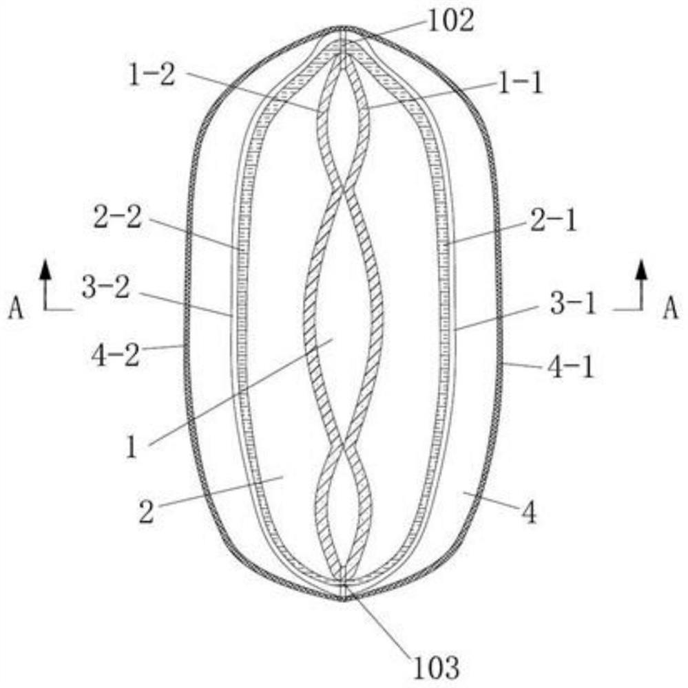 Multi-layer protective inflatable packaging bag with self-adhesive film