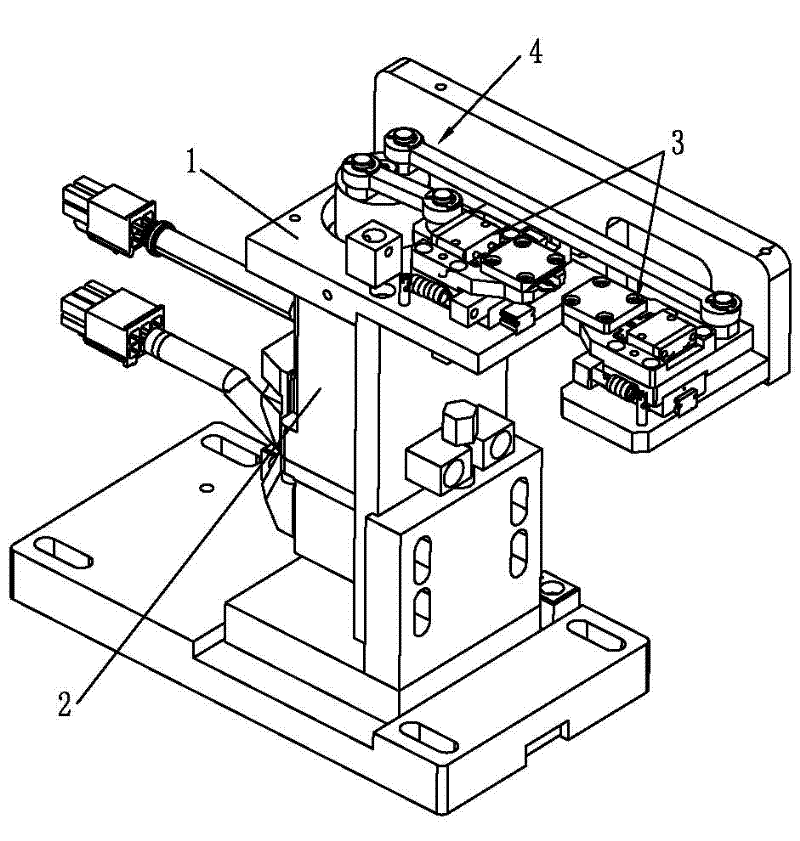 Chip detector for SMD (Surface Mounted Device) LED (Light-Emitting Diode) chip light spitting machine