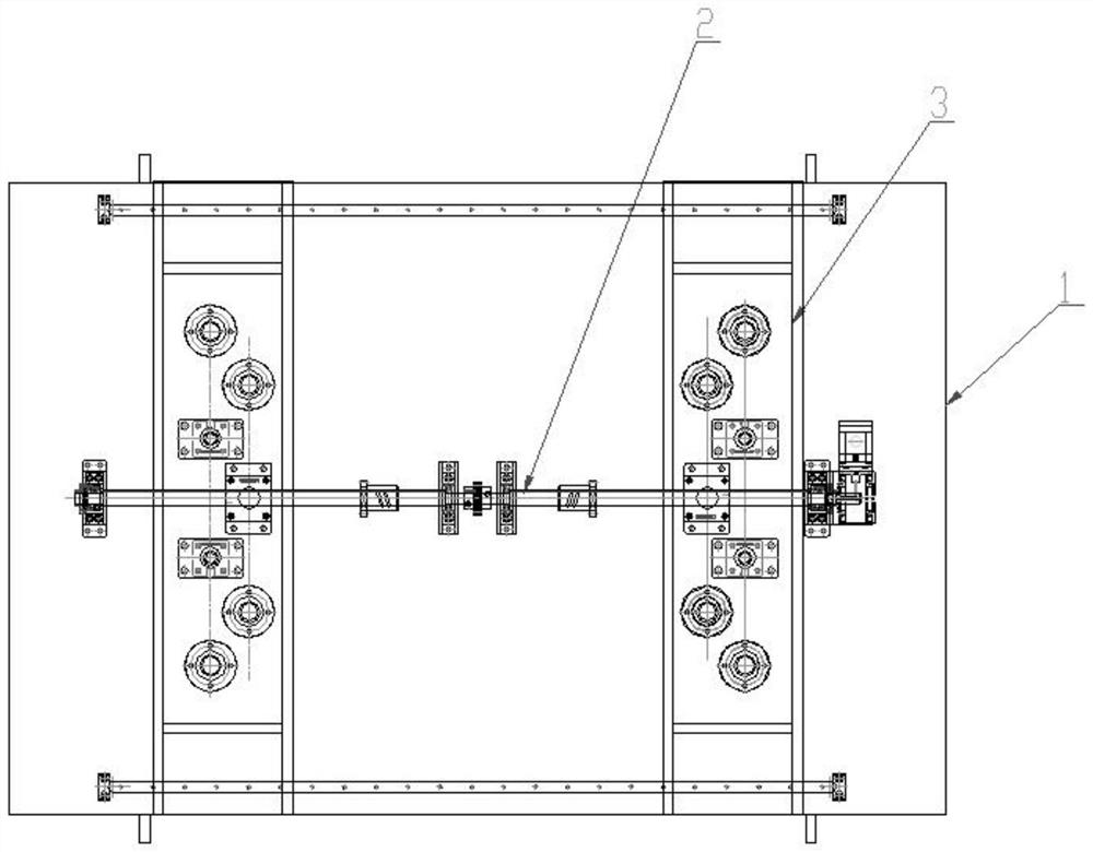 Freezer inner container end pressing table bending mechanism