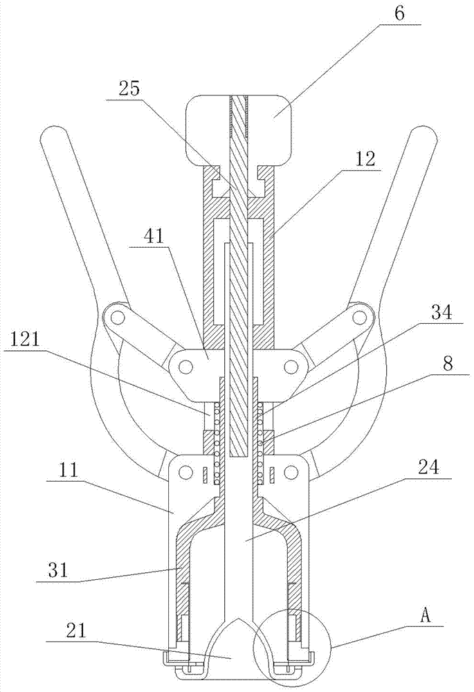 Anastomat for prepuce cutting