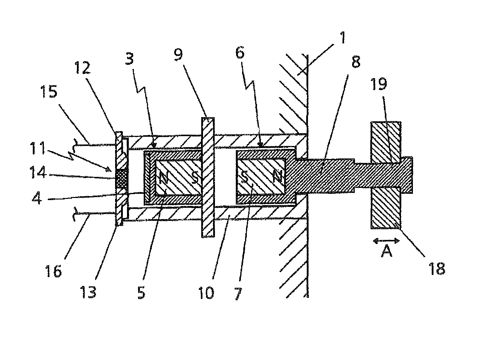 Magnetic switching device