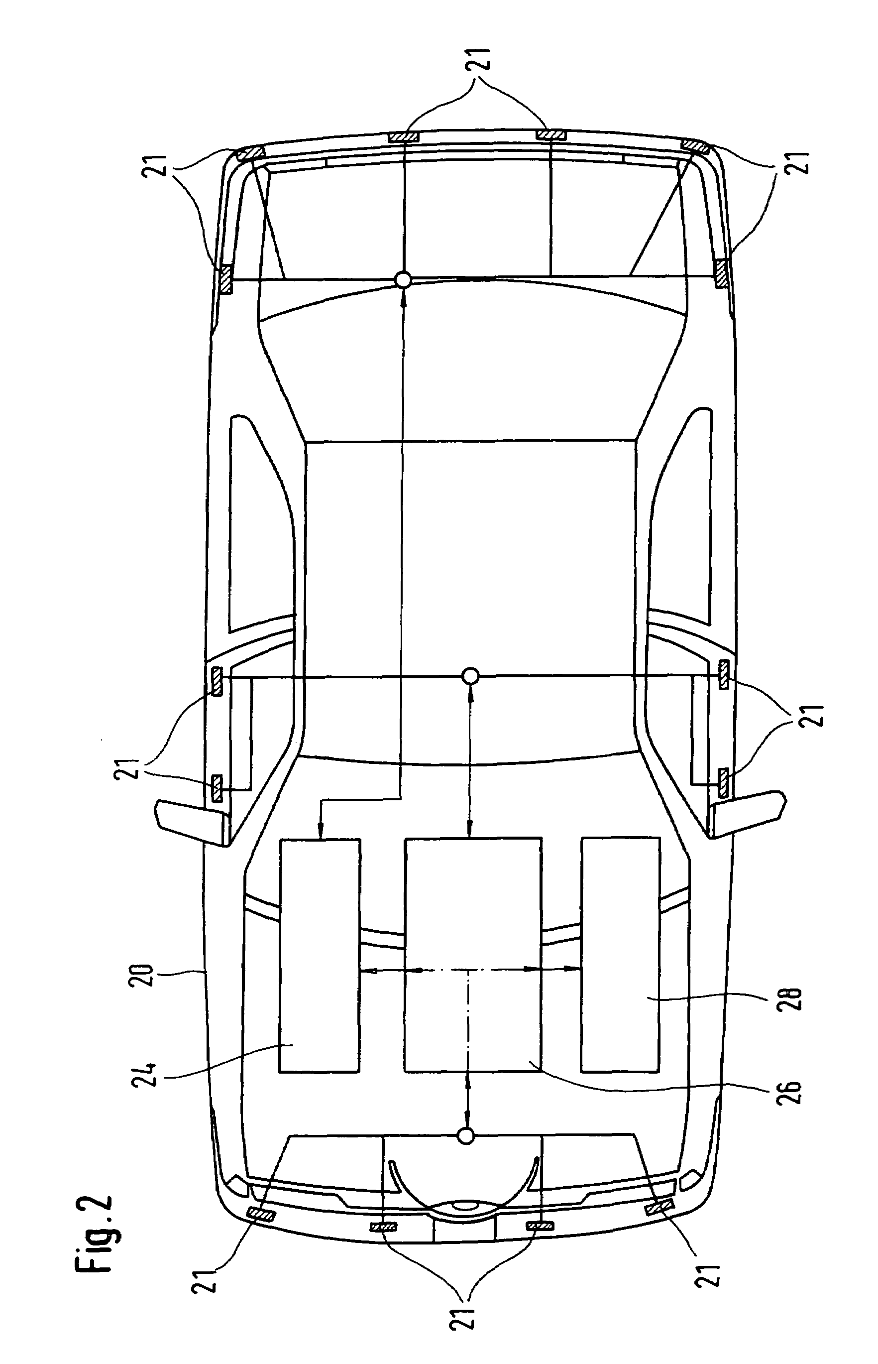 Method and device for the adaptive regulation of power