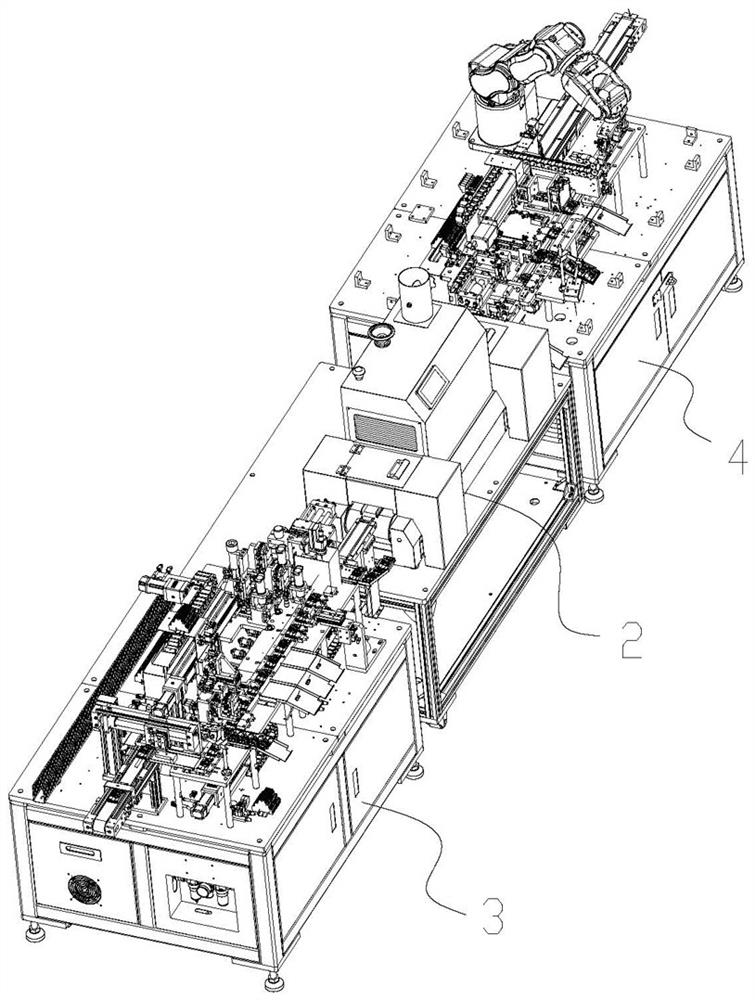 A motor coil height and insulation withstand voltage testing equipment