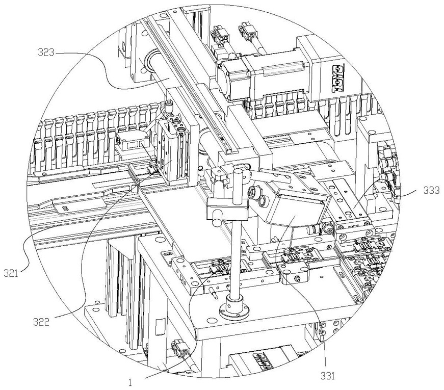 A motor coil height and insulation withstand voltage testing equipment