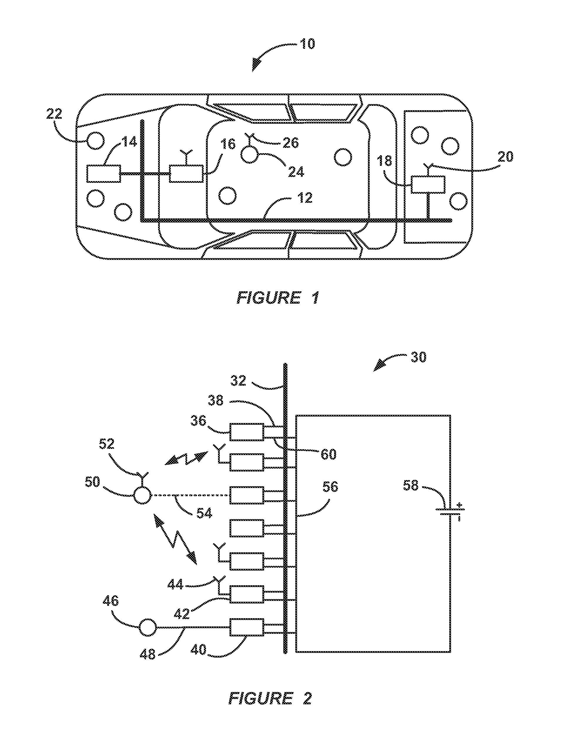 Hybrid wireless-wired architecture based on power lines for intra-vehicular communication