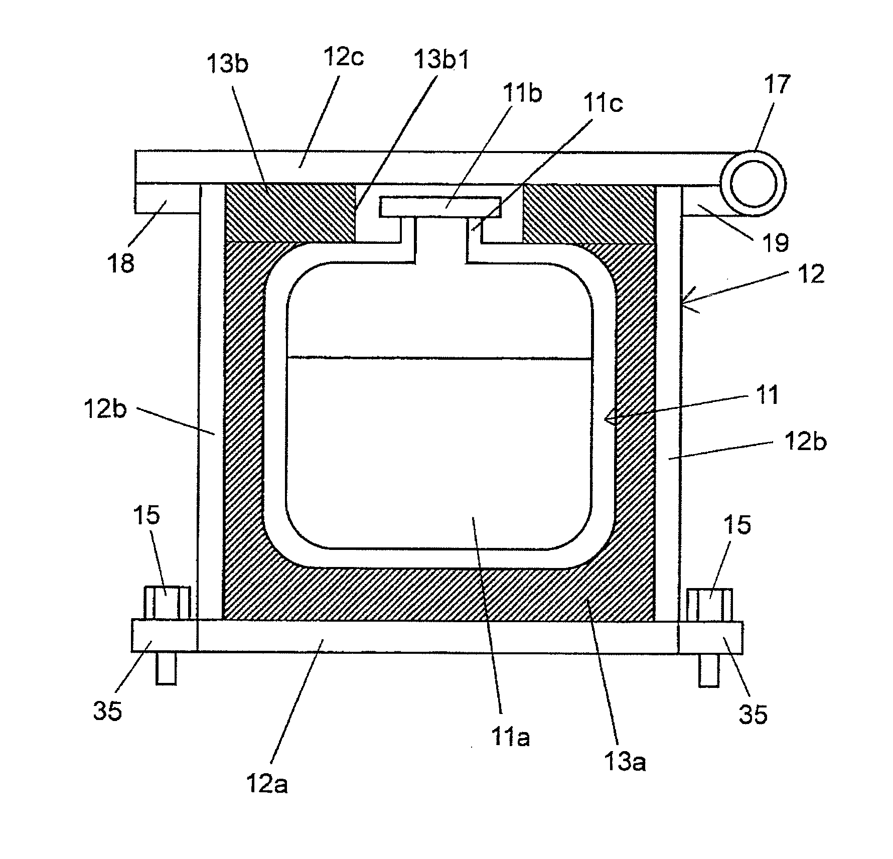 Aqueous Urea Tank Structure for Construction Machine