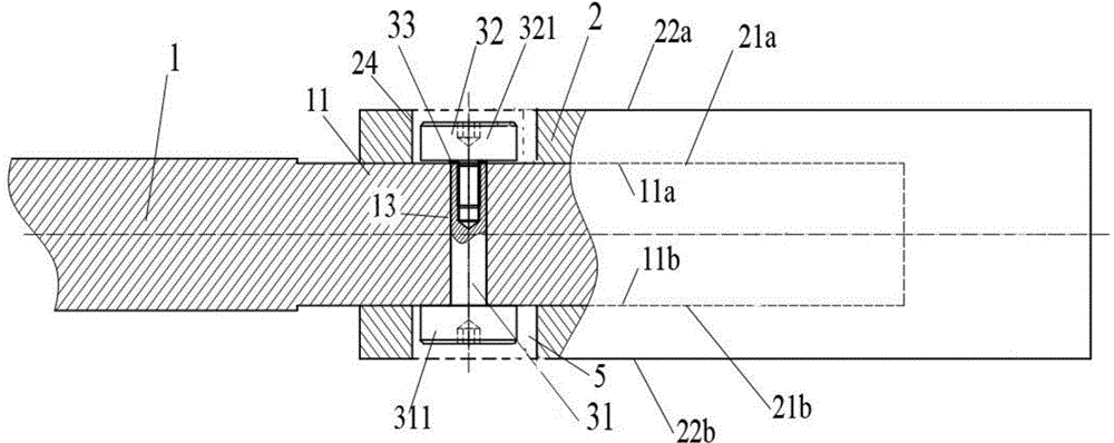 Bucket tooth used for high-frequency breaking hammer