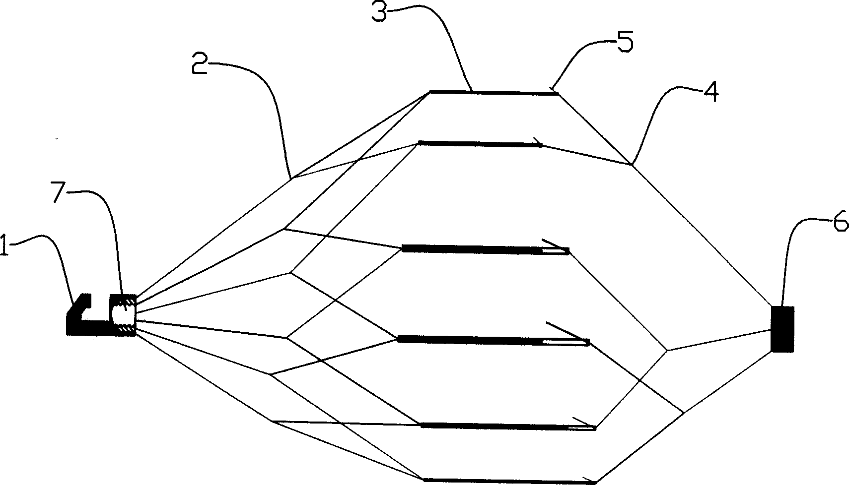 Controllable releasing thrumbus filter and its making process