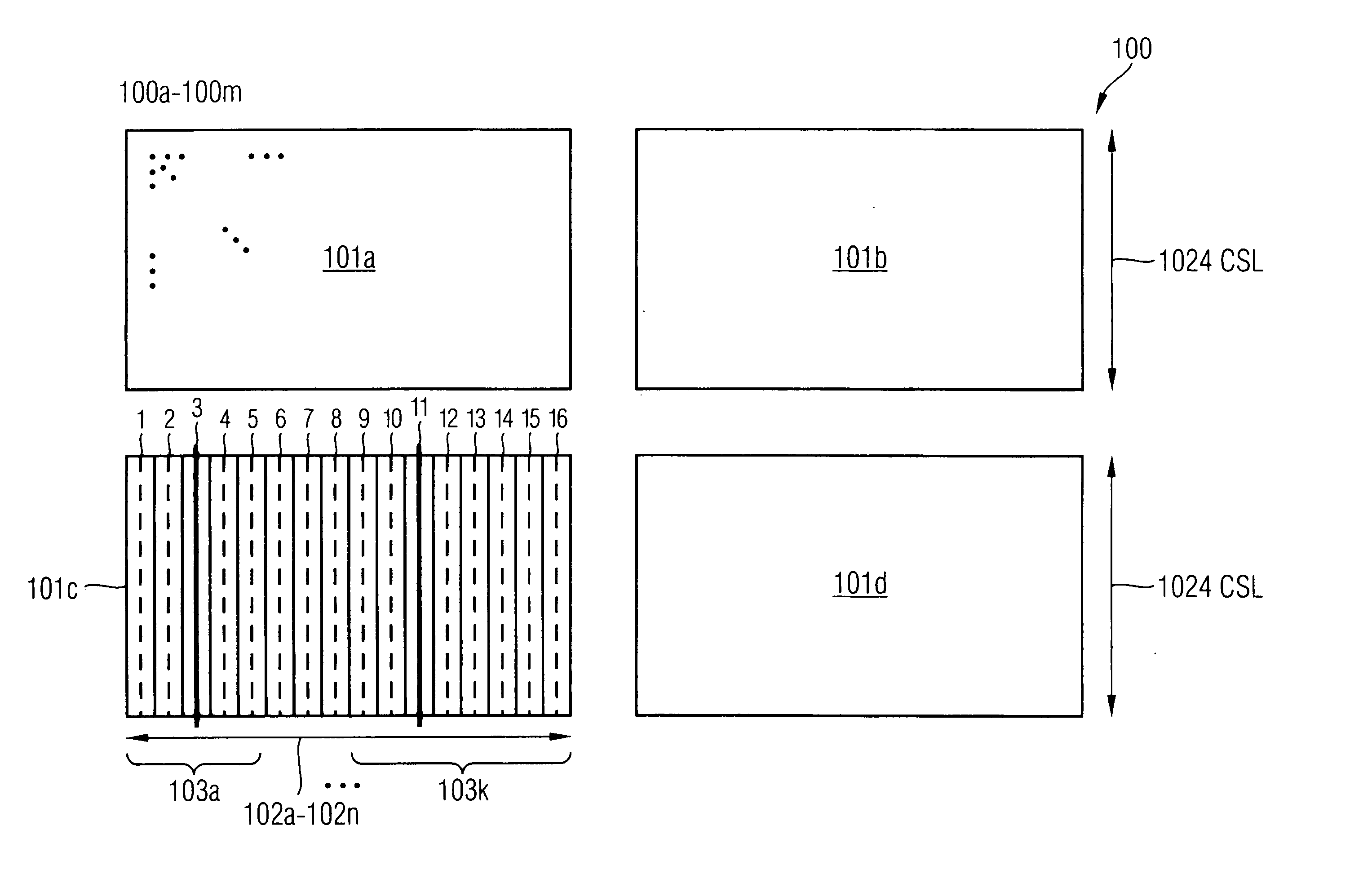 Method for activating a plurality of word lines in a refresh cycle, and electronic memory device