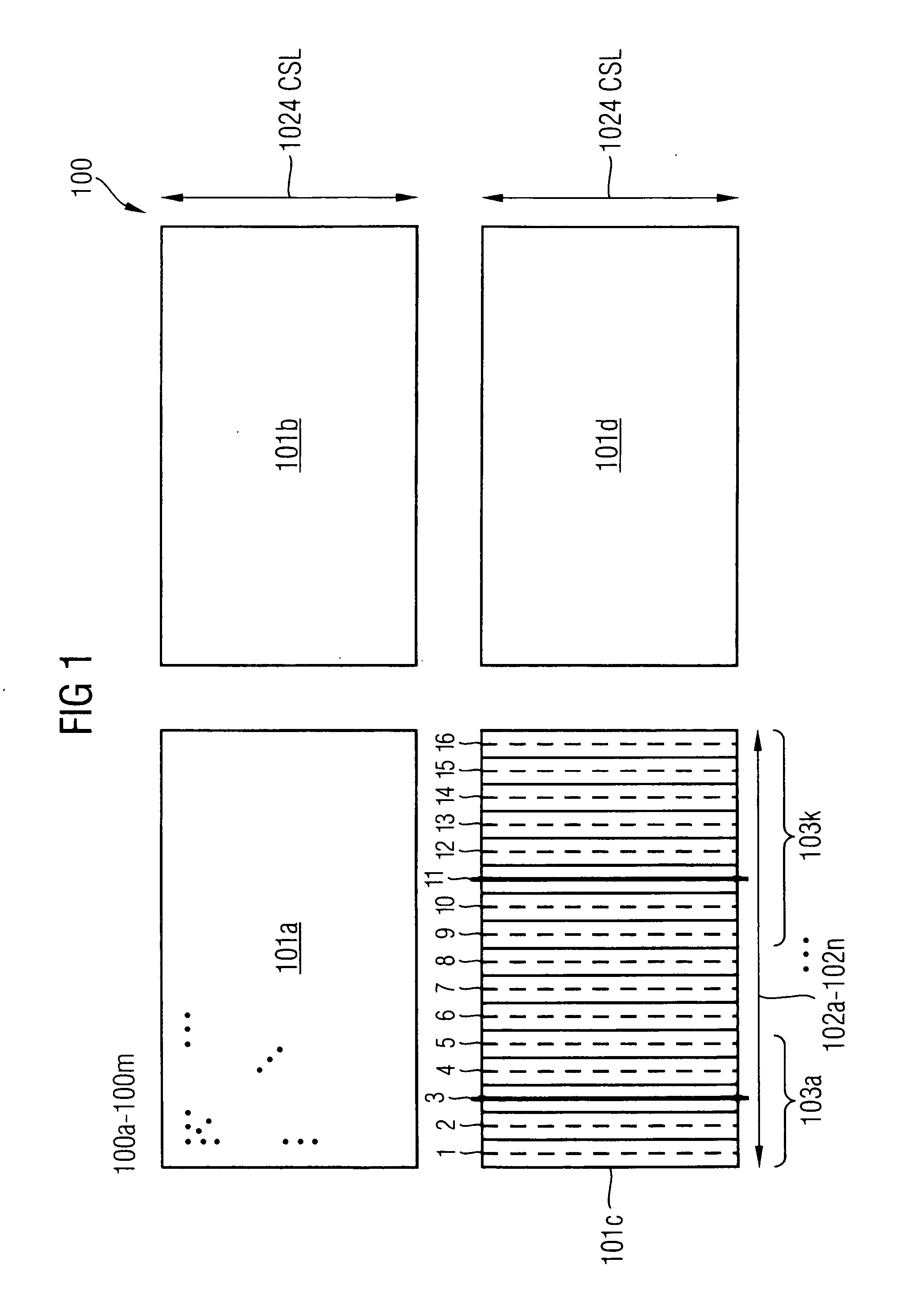 Method for activating a plurality of word lines in a refresh cycle, and electronic memory device