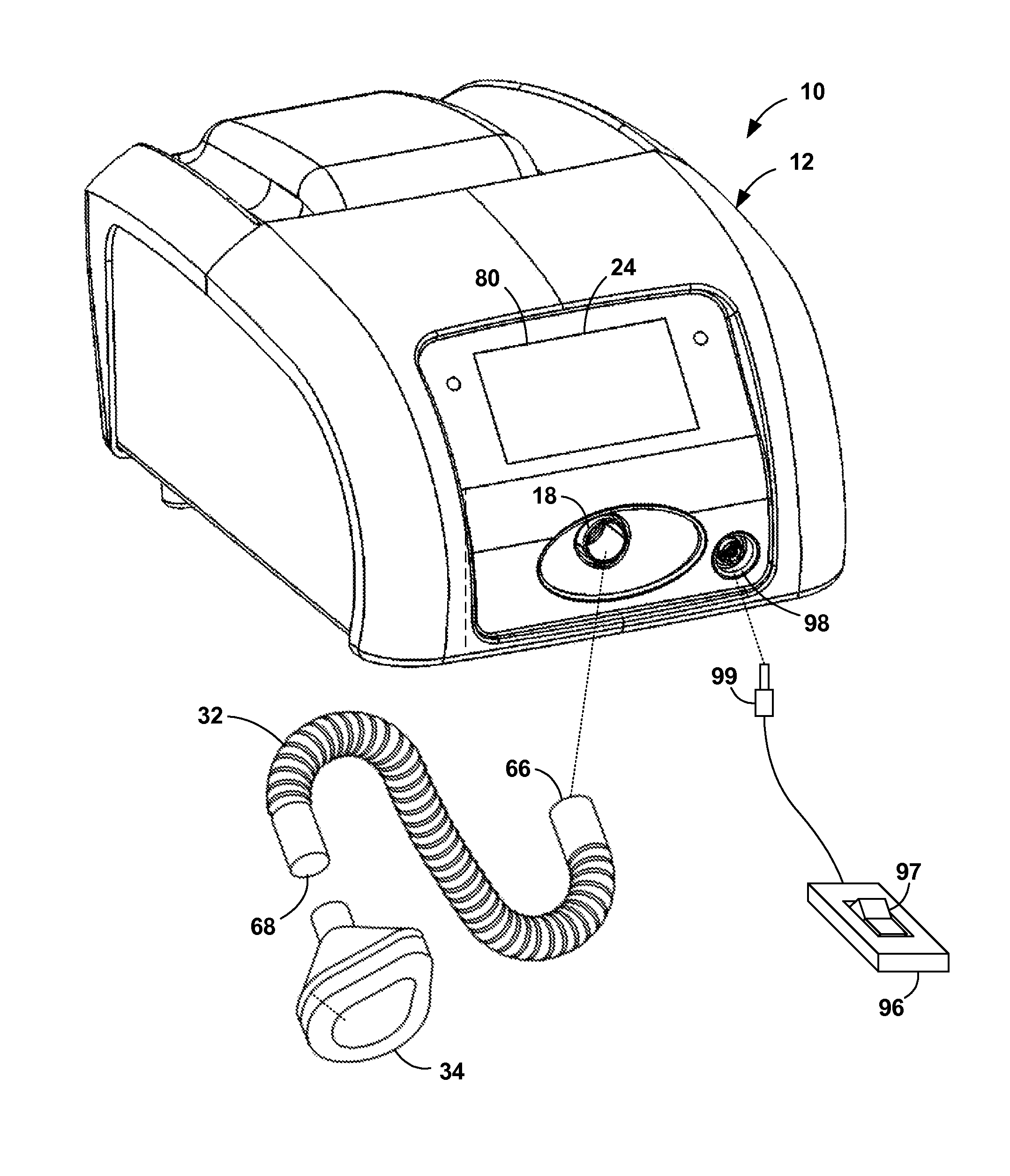 Mechanical insufflation/exsufflation airway clearance apparatus