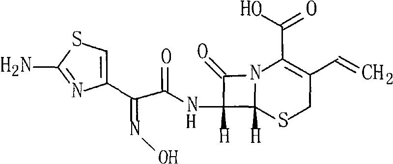 Solid cefdinir sub-microemulsion and new application thereof