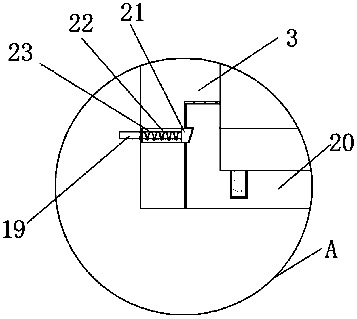 Environment-friendly anti-blocking sewage treatment device