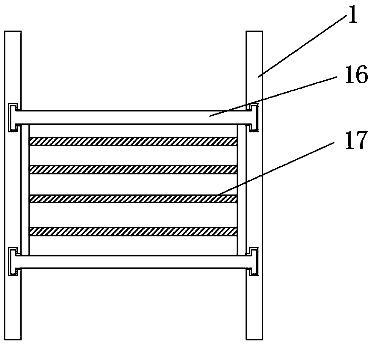 Environment-friendly anti-blocking sewage treatment device