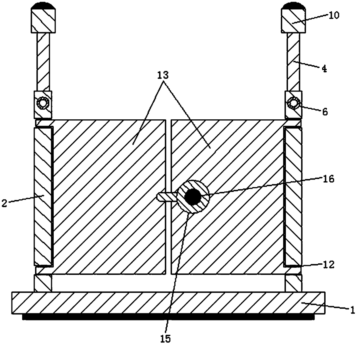 A walking assistinng device for postoperative rehabilitation of legs