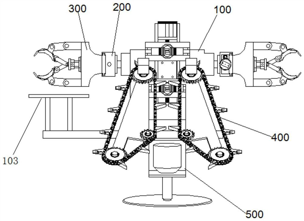 Intelligent grasping and harvesting device for sugarcane harvester and its use method