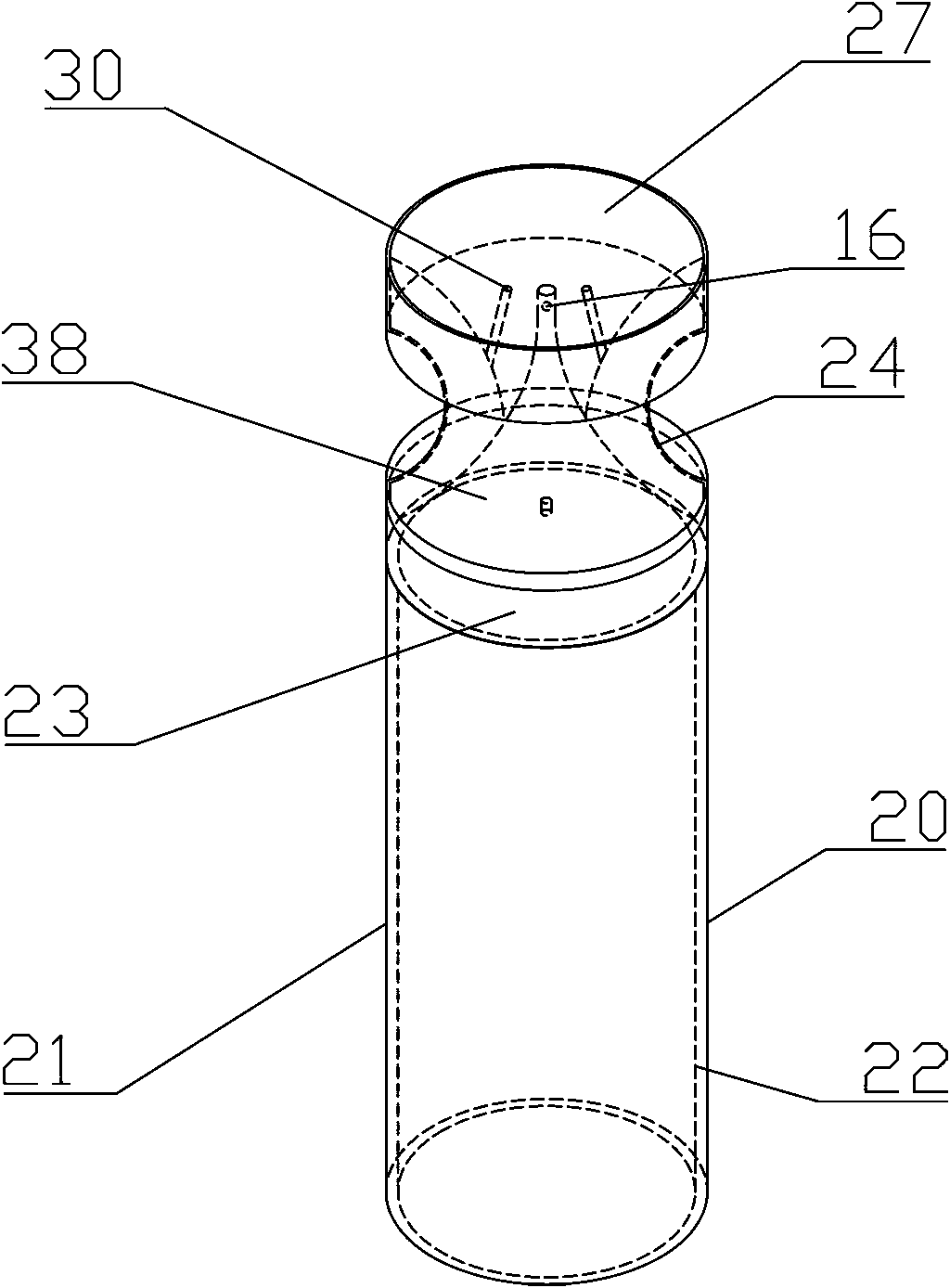 Composite reflection energy concentration and buffering energy dissipation device and blast construction method based on device