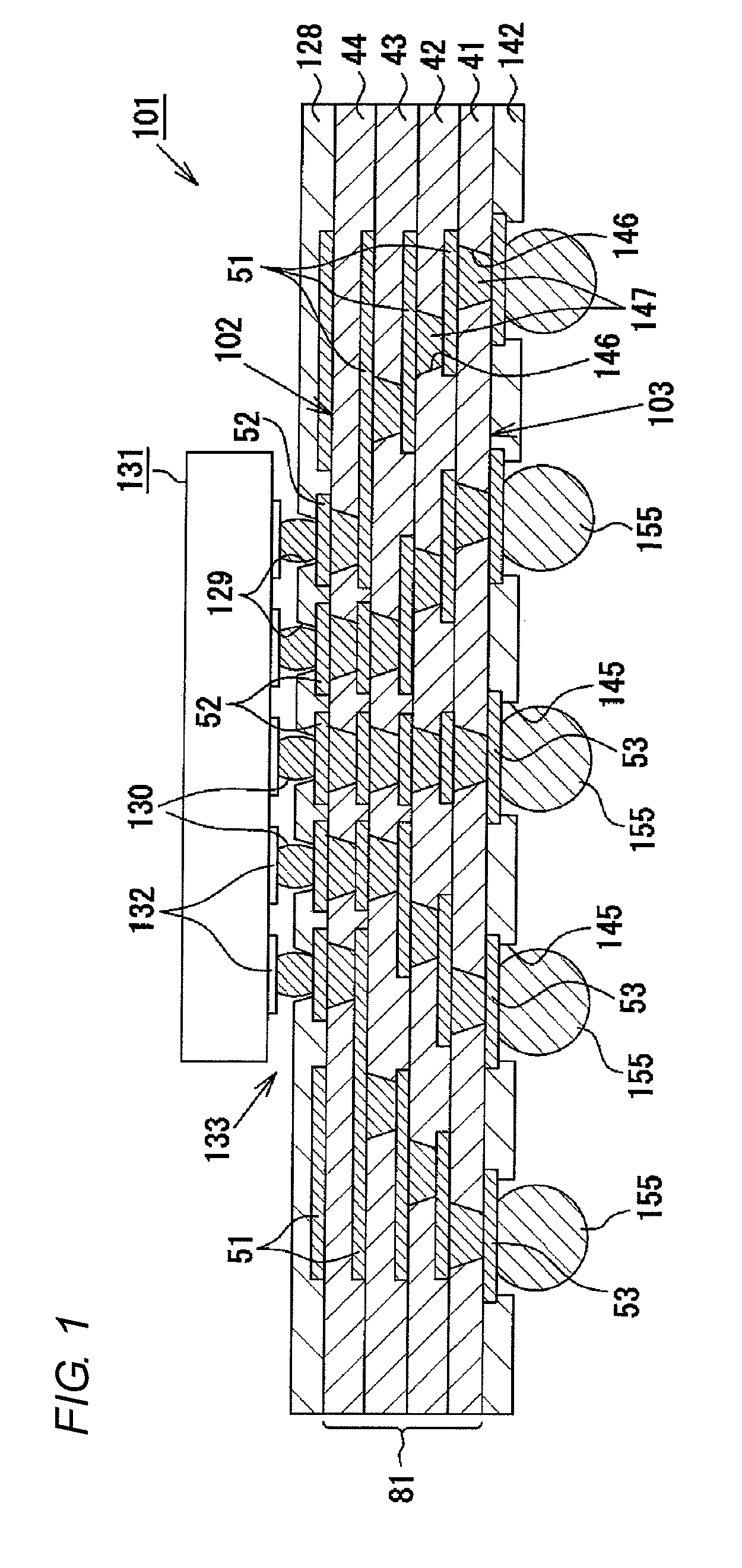 Intermediate multilayer wiring board product, and method for manufacturing multilayer wiring board