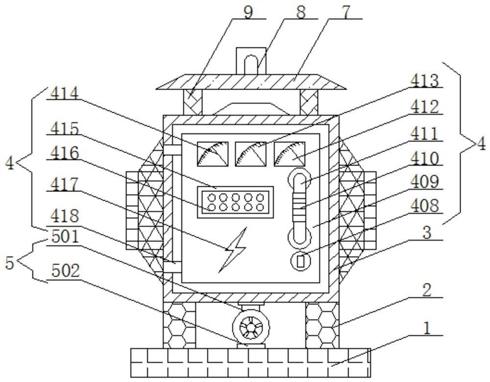 Municipal power distribution cabinet with good heat dissipation effect and heat dissipation method thereof