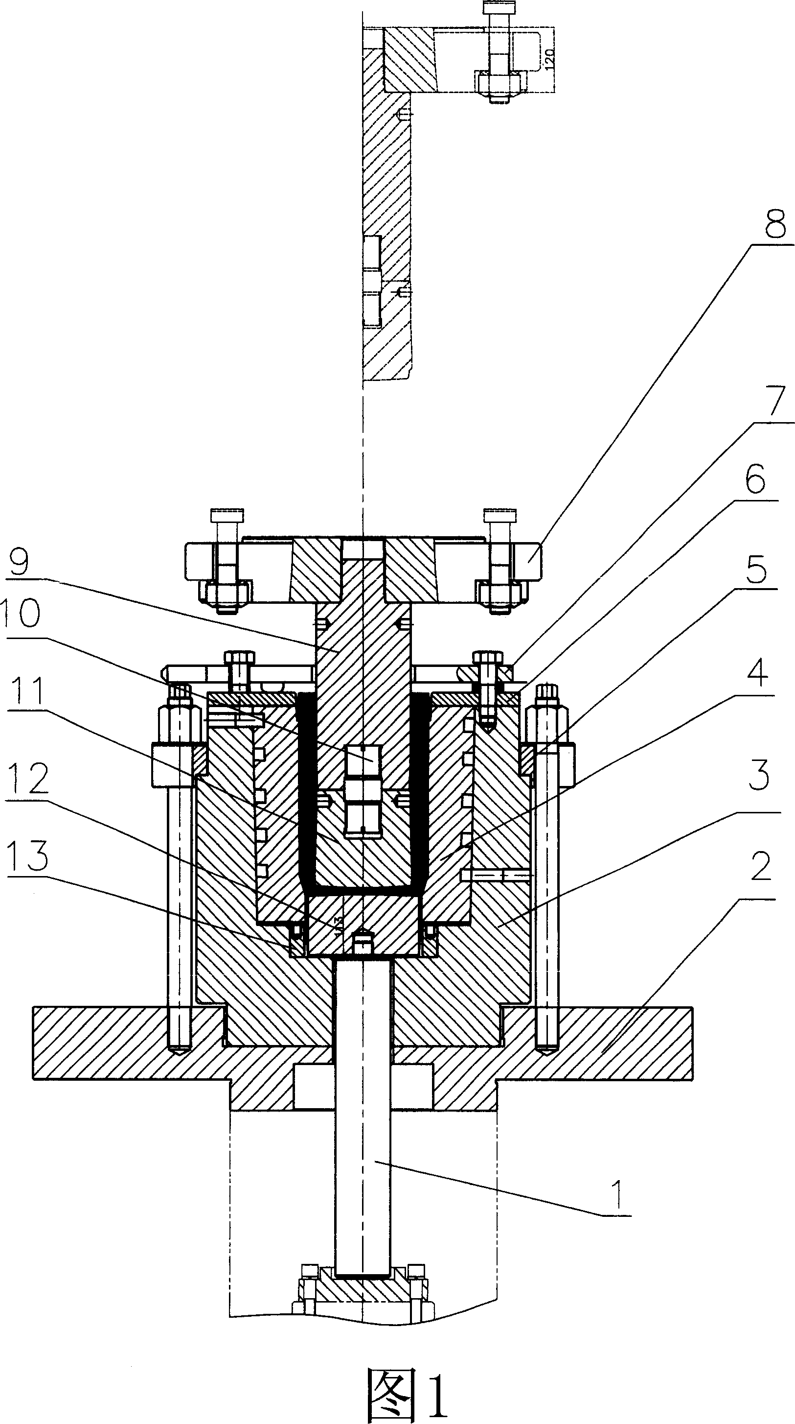 Adjustable mold employing reverse extrusion and draw forming for raw copper tube of mould, reverse extrusion and draw forming method thereof