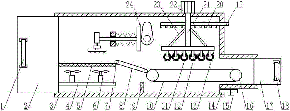 Medical appliance cleaning circulation sterilization drying device